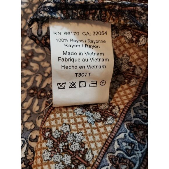 Anthropologie 11 1 TYHLO Top Womens Peasant BOHO Pullover Long Sleeve Size M - Picture 7 of 15